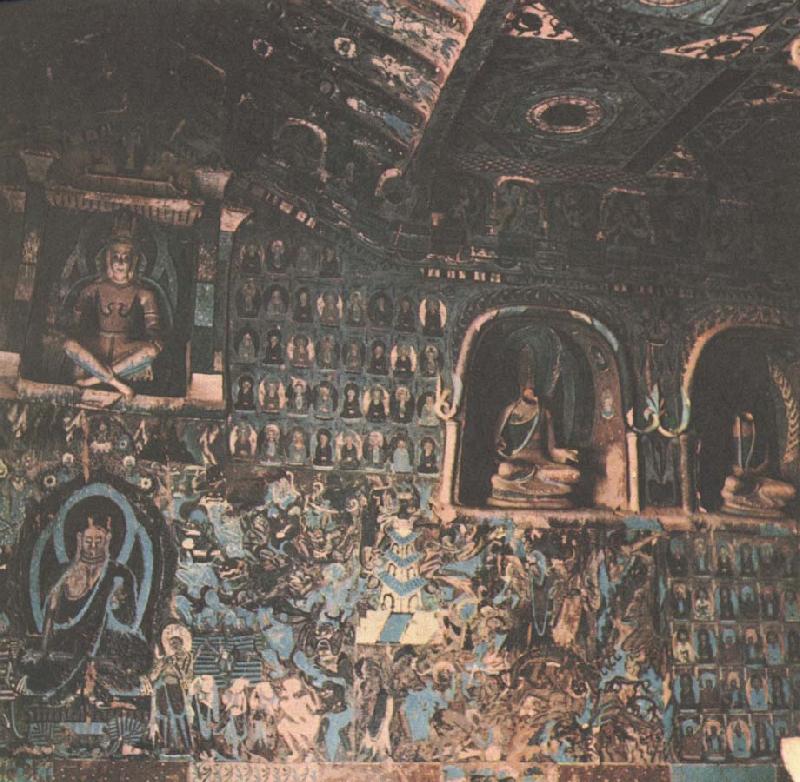 william r clark denna vangmalning fran 400 talet hittade stein de tusen buddhornas grotta oil painting image